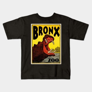 Vintage Hippo Visit The Zoo Bronx Kids T-Shirt